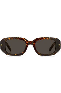 Acetate sunglasses with monogram pattern