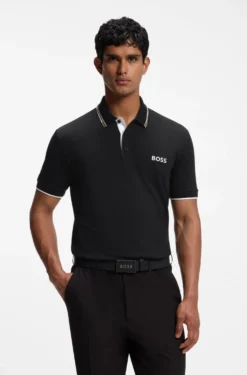Active Paddy regular-fit polo shirt in quick-dry stretch piqué