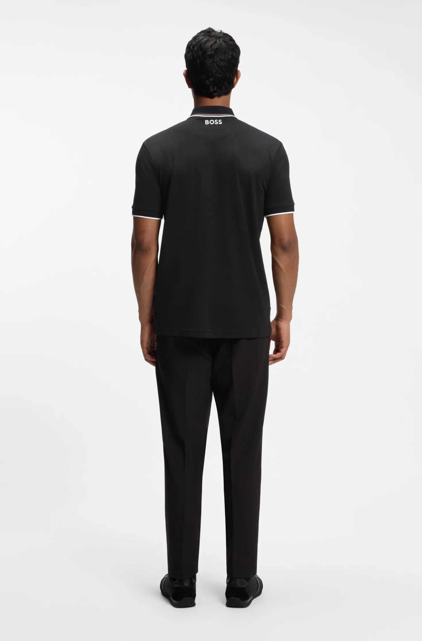 Active Paddy regular-fit polo shirt in quick-dry stretch piqué