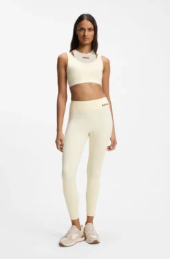 Active performance-stretch leggings with moisture management