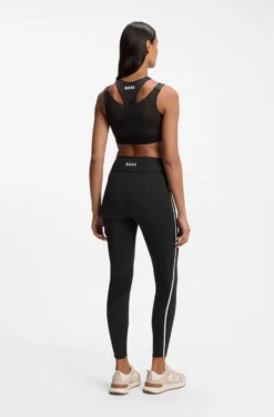 Active performance-stretch leggings with moisture management