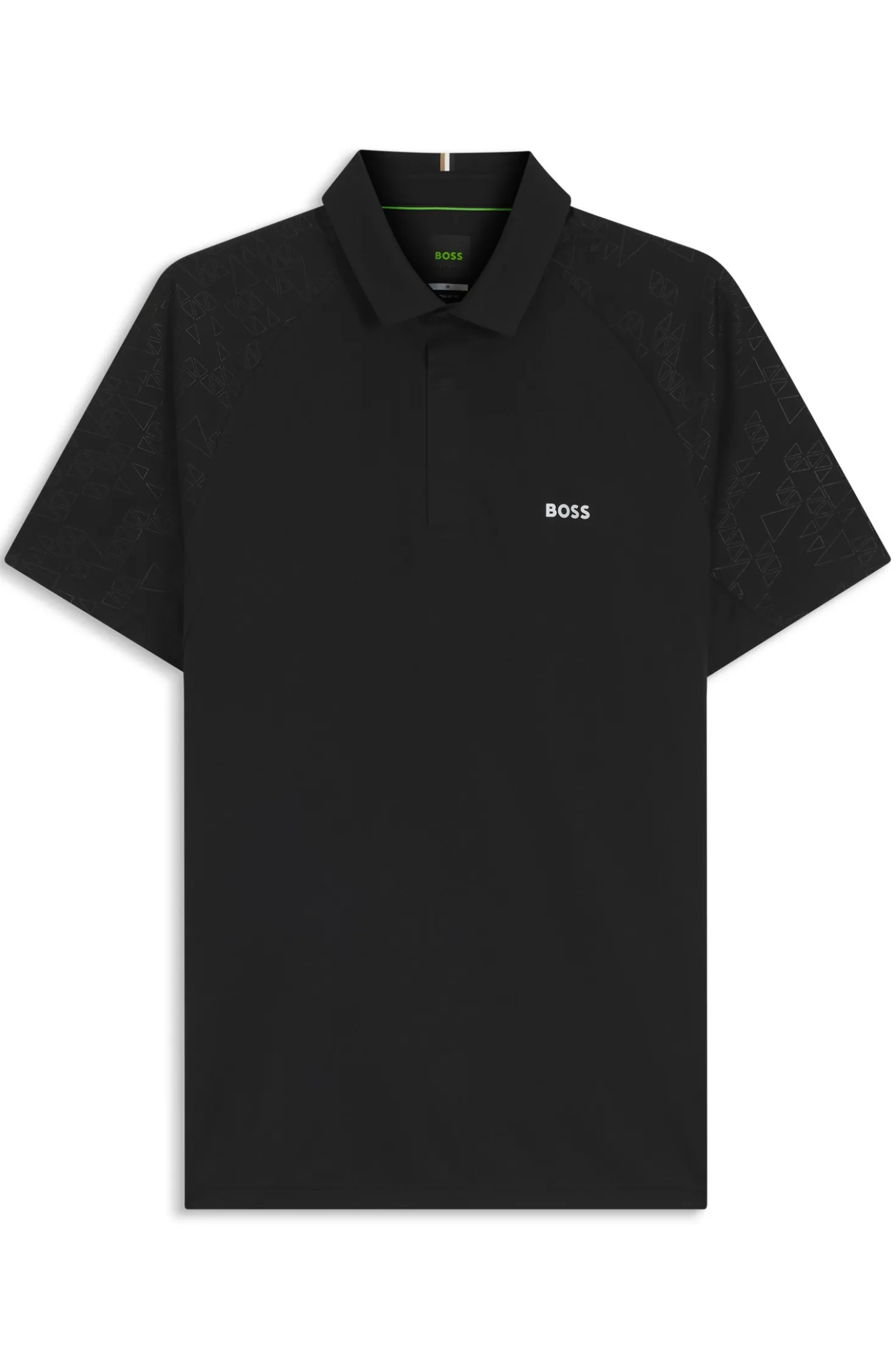 Active polo shirt with moisture management