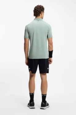 Active Quick-dry slim-fit polo shirt in stretch fabric