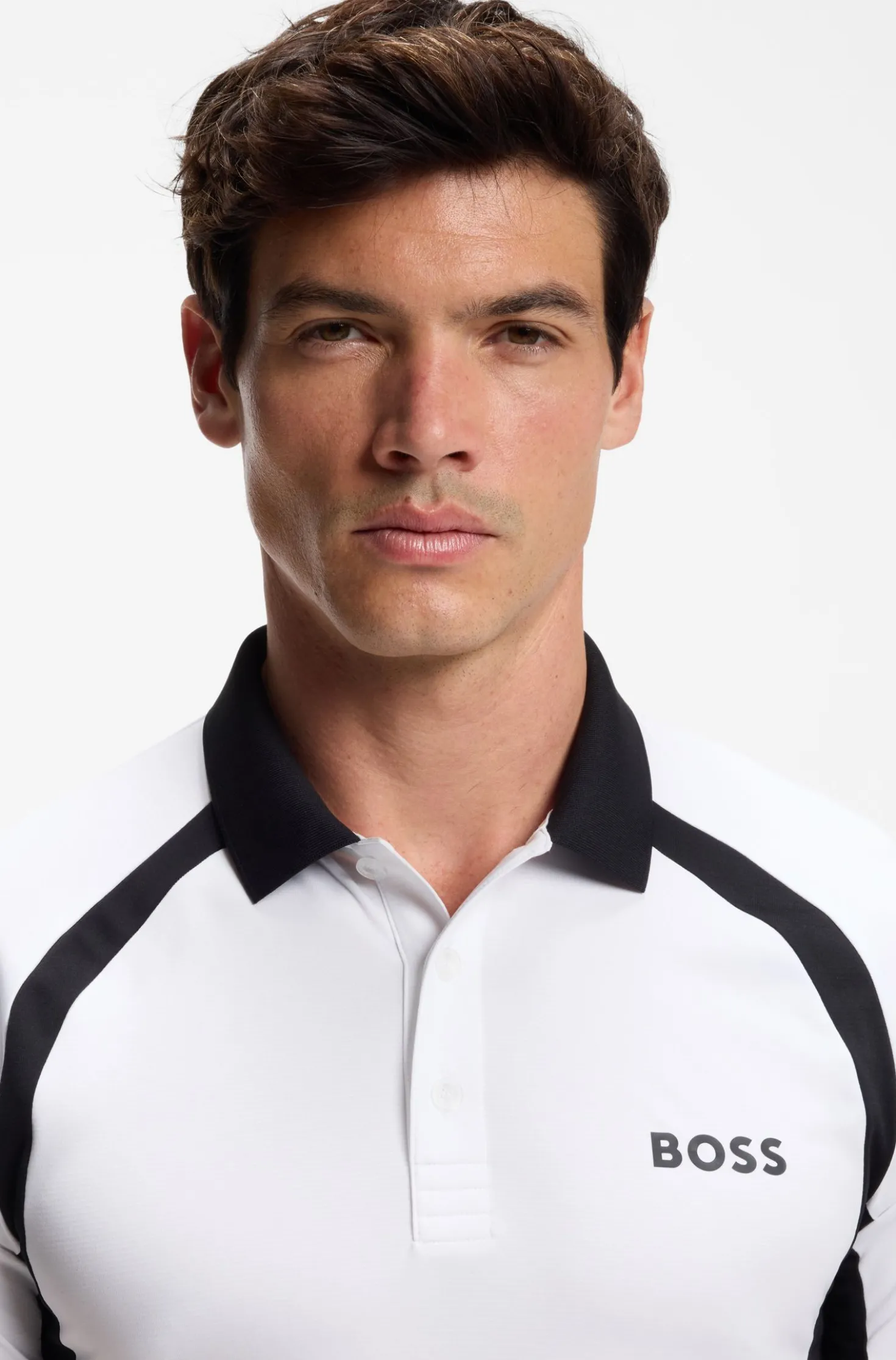 Active Quick-dry slim-fit polo shirt in stretch fabric