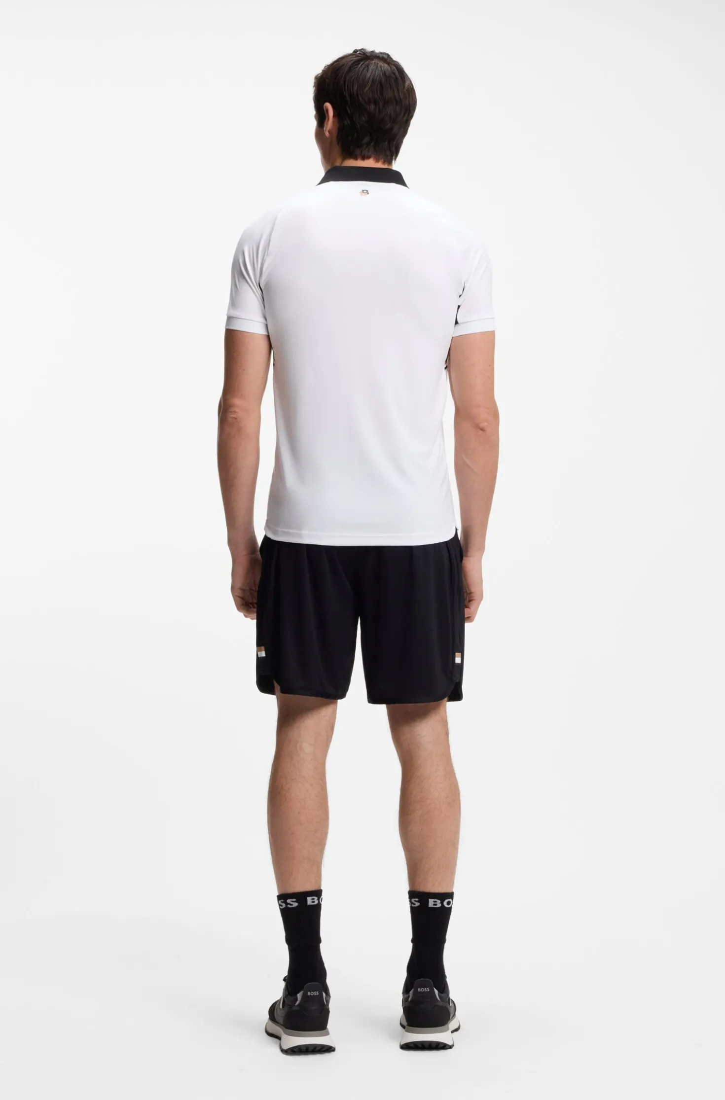 Active Quick-dry slim-fit polo shirt in stretch fabric