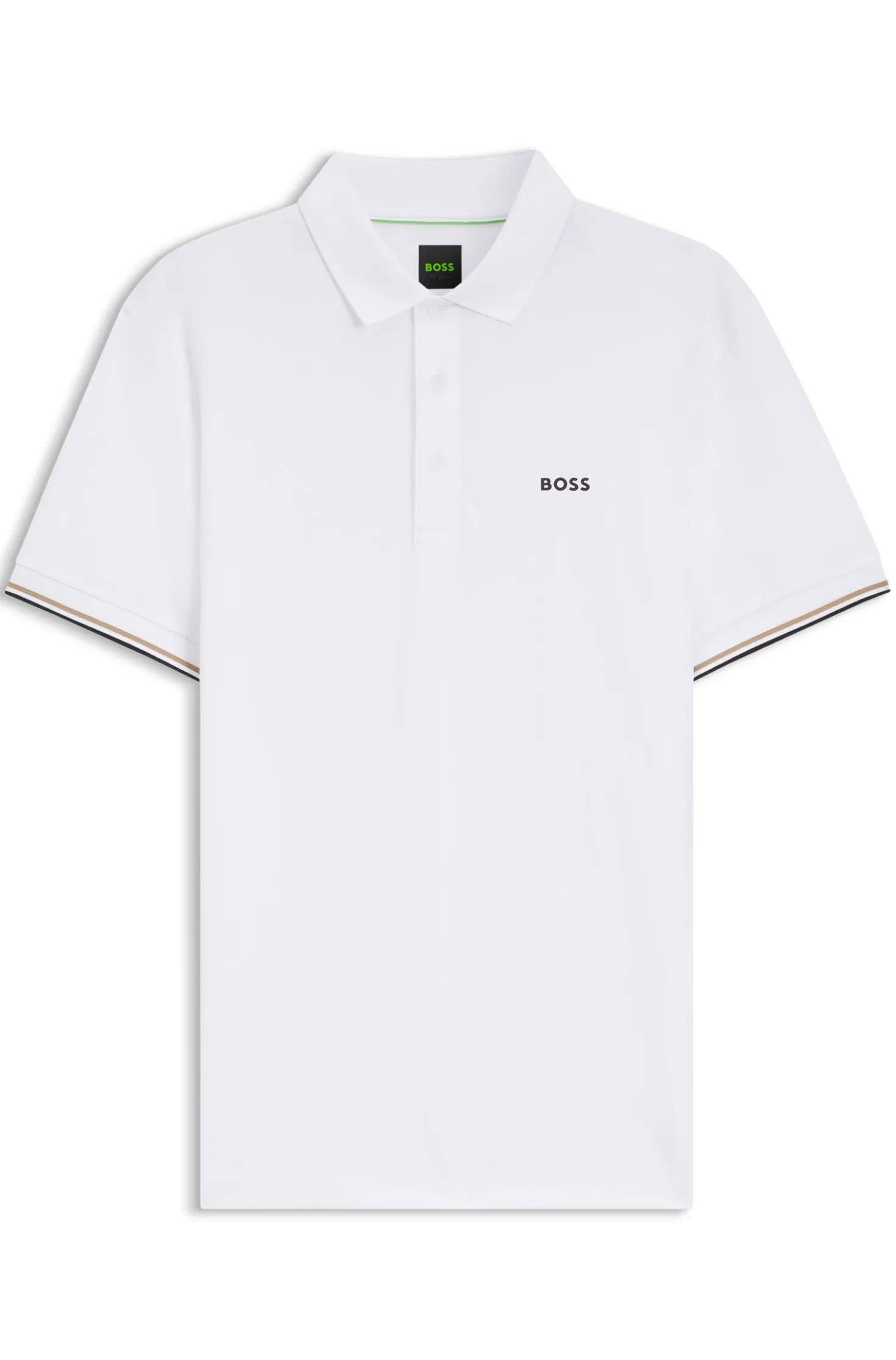 Active Slim-fit polo shirt with embossed tennis-ball pattern