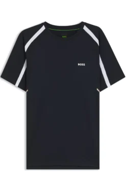 Active Slim-fit T-shirt in stretch fabric with contrast inserts