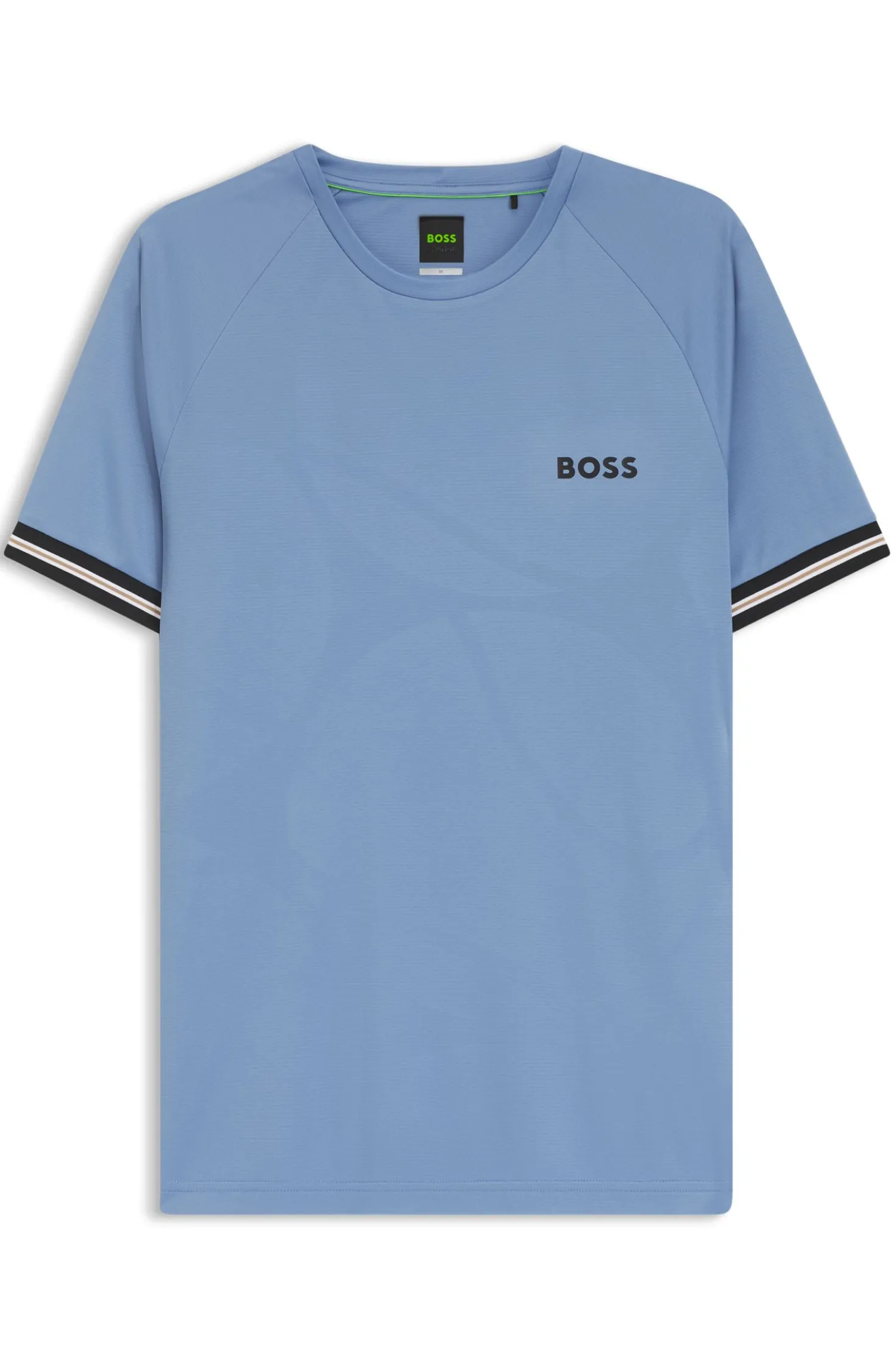 Active slim-fit T-shirt with tennis-ball embossing