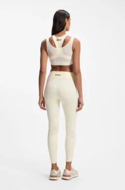 Active sports bra with mesh insert