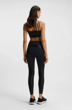 Active sports top with mesh insert