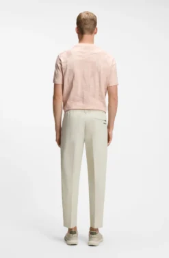 Active tapered-fit trousers in water-repellent stretch fabric