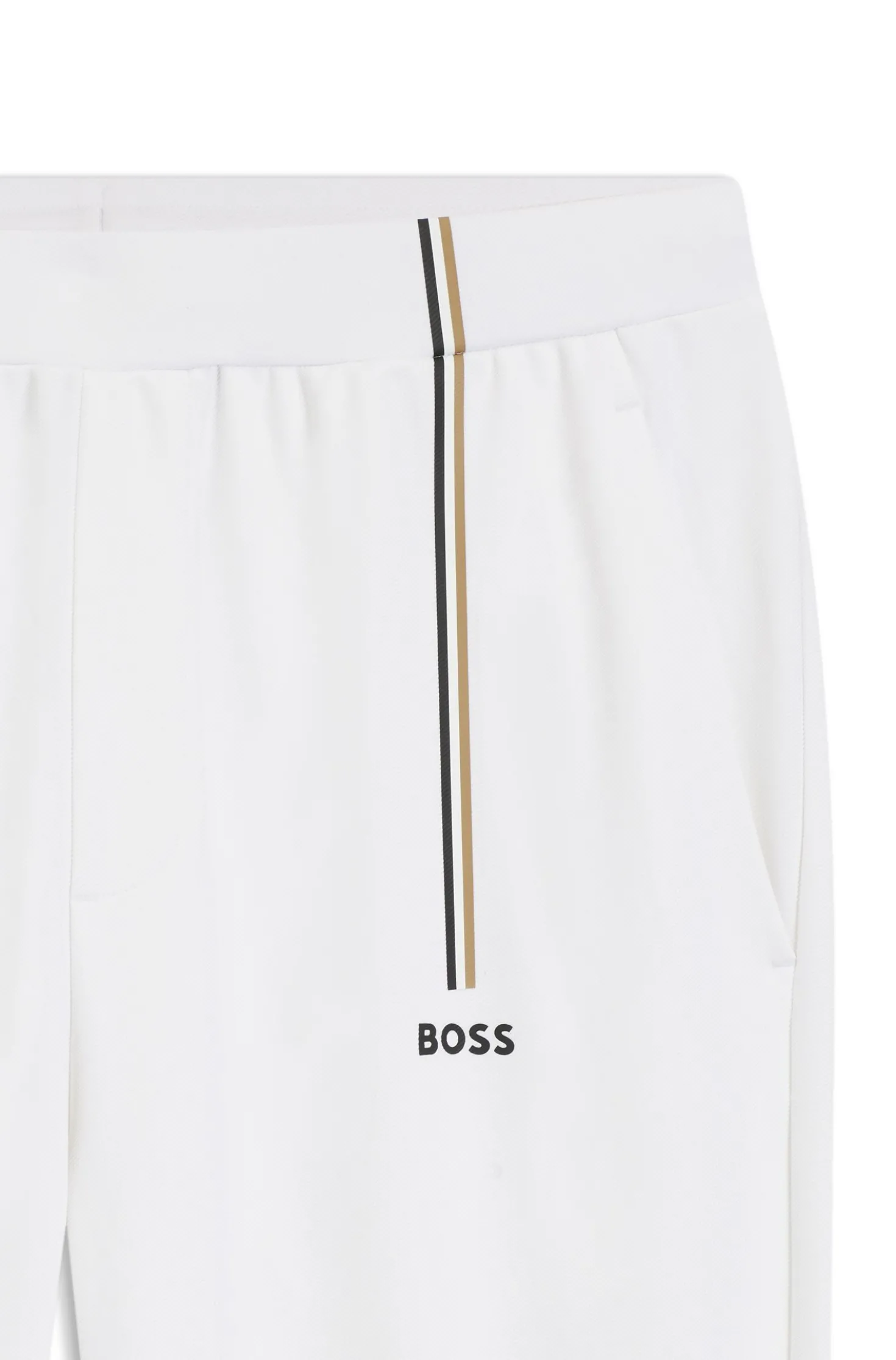 Active tracksuit bottoms in thermoregulating stretch gabardine