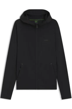Active Zip-up hoodie with reflective branding