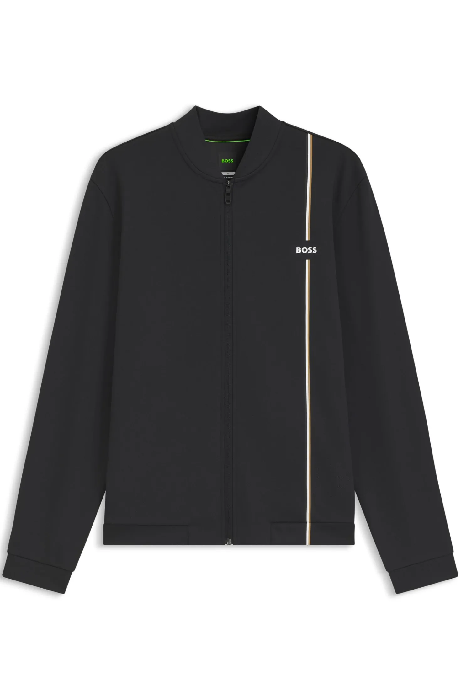 Active zip-up sweatshirt with moisture management