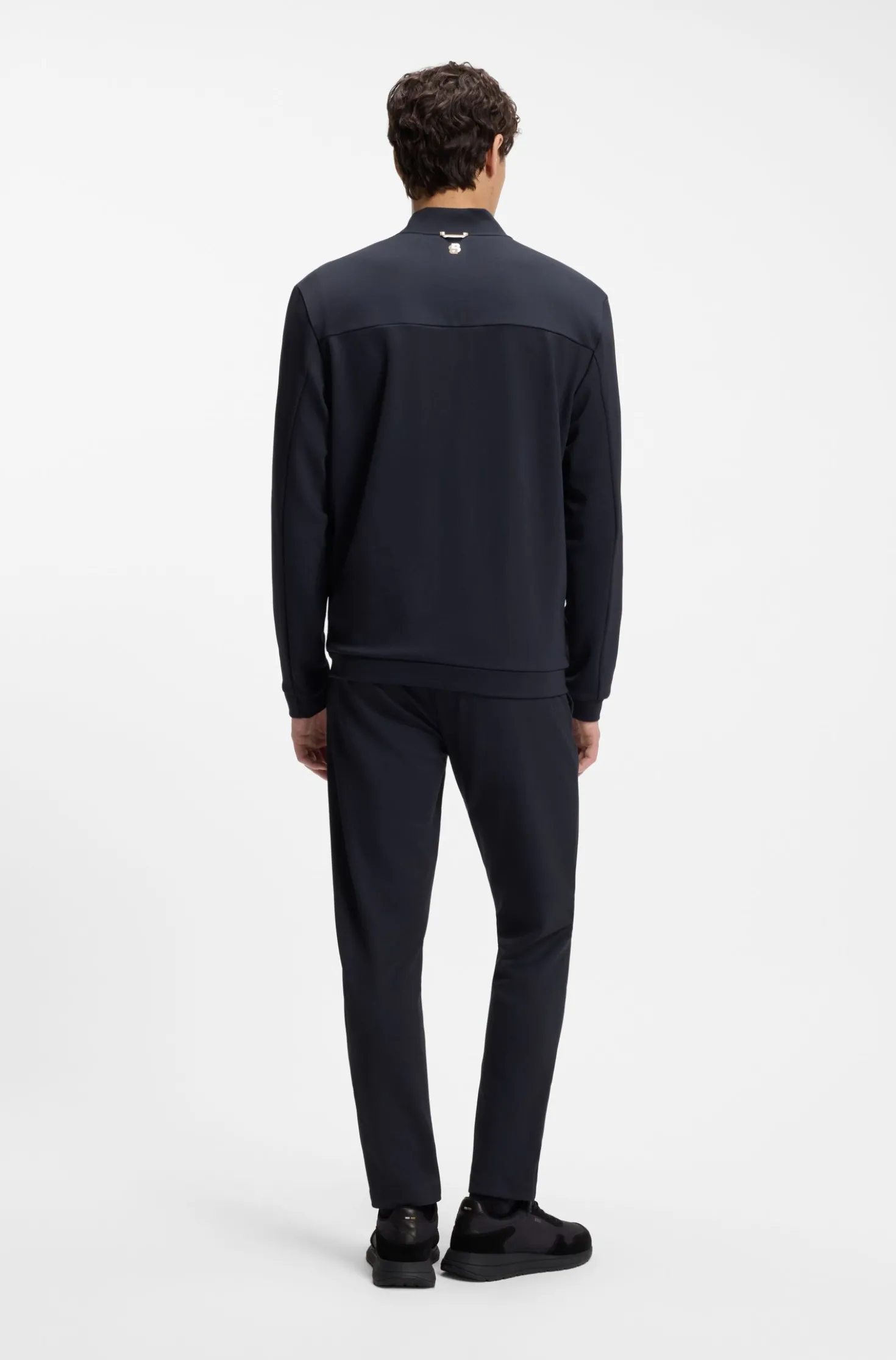 Active zip-up sweatshirt with moisture management