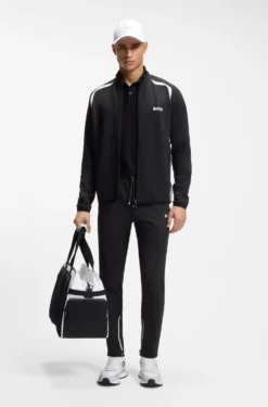Active Zip-up sweatshirt with temperature-regulating performance