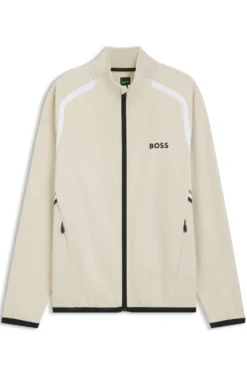 Active Zip-up sweatshirt with temperature-regulating performance