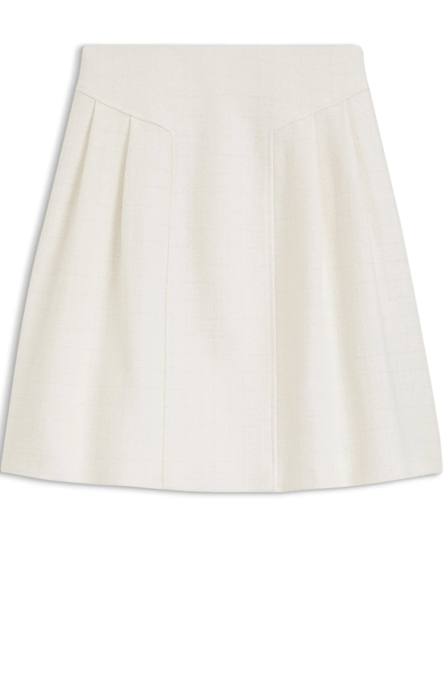 A-line skirt in sparkly bouclé