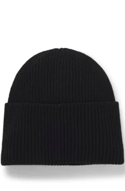 All-gender logo beanie hat in a wool blend