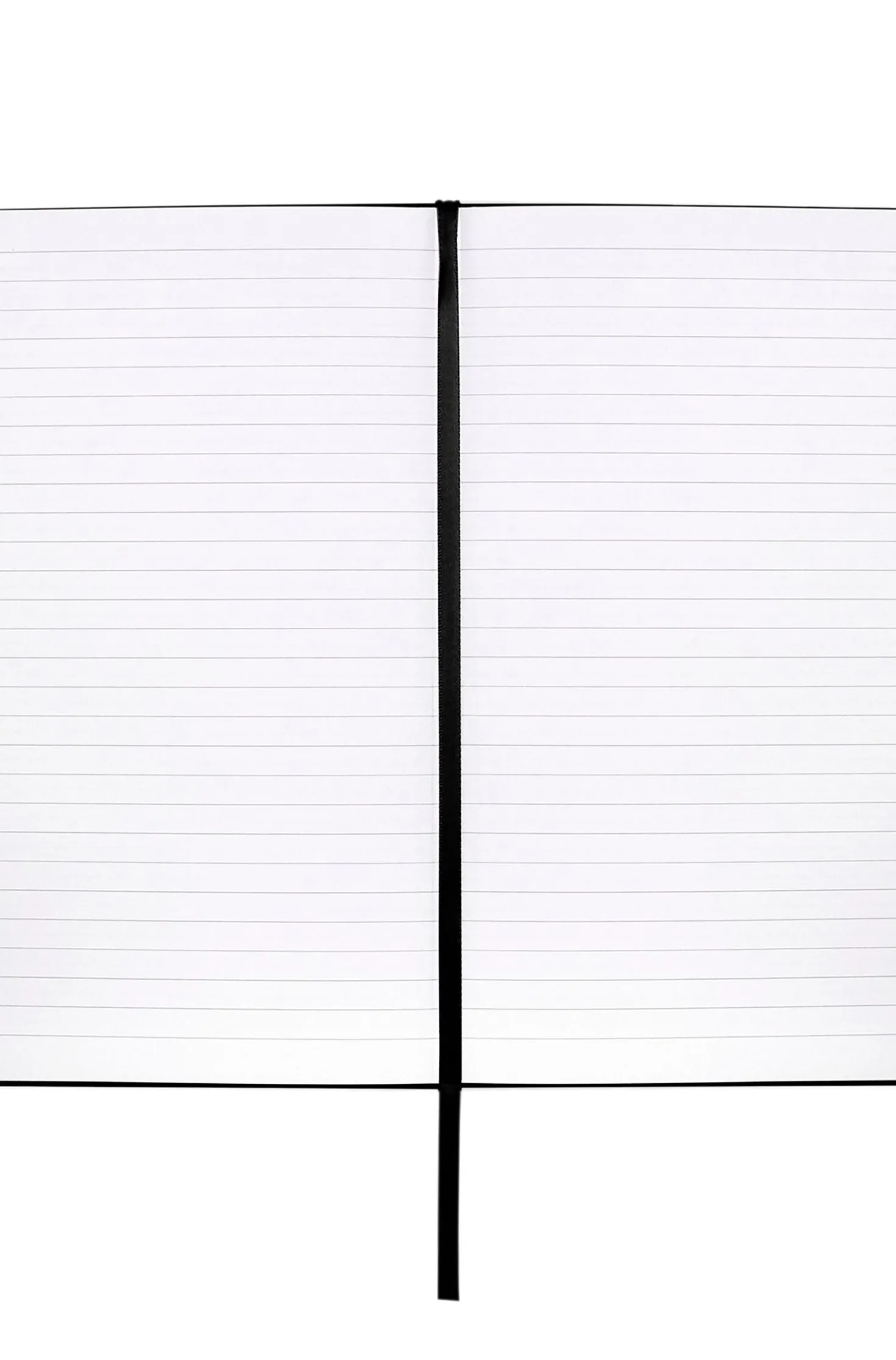 A5 notebook in white faux leather