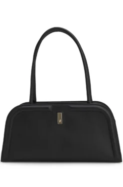 Ariell bowling bag in leather with Double B monogram