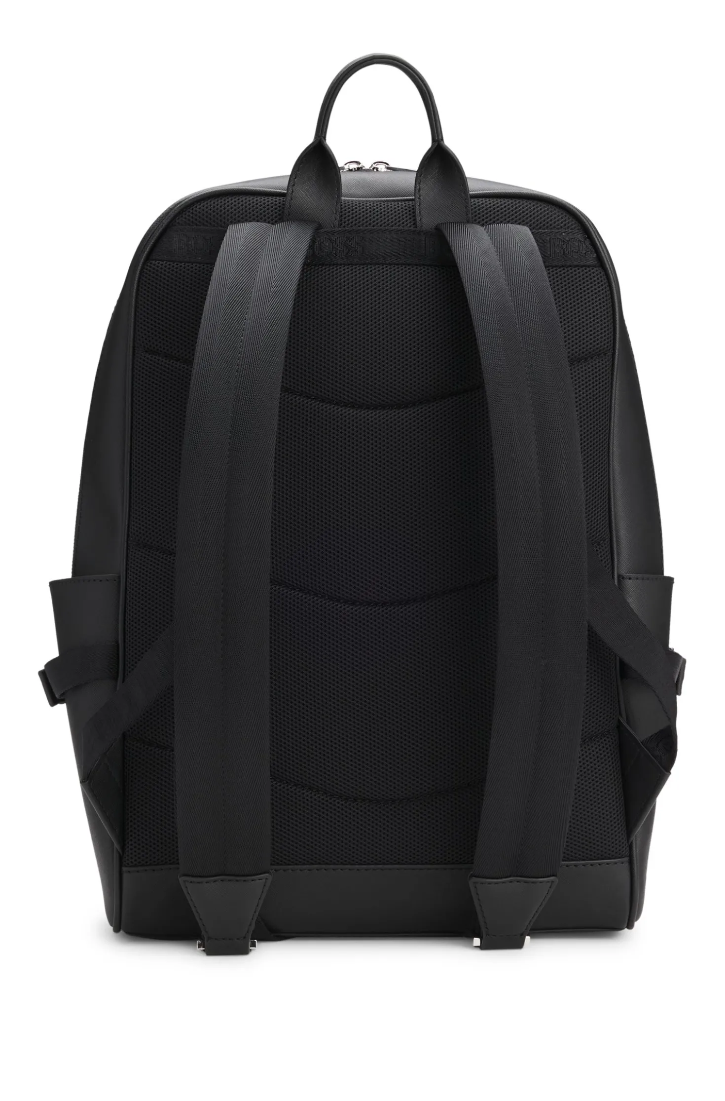 Backpack with foil-print logo