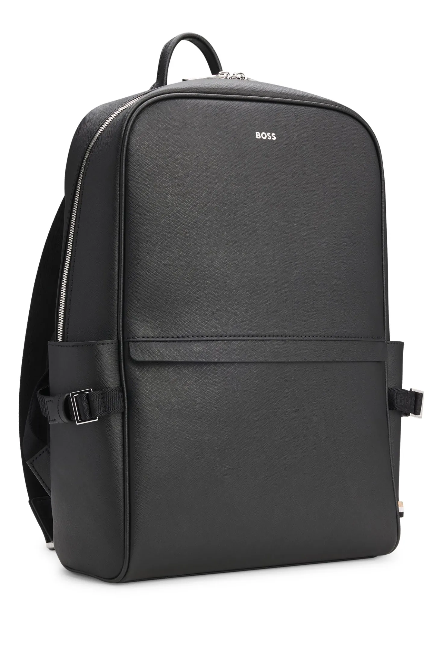 Backpack with foil-print logo