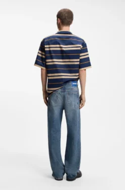 Baggy-fit jeans with worn-in details