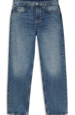 Baggy-fit jeans with worn-in details