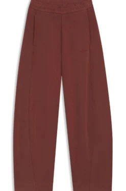 Balloon-fit tracksuit bottoms with logo embroidery
