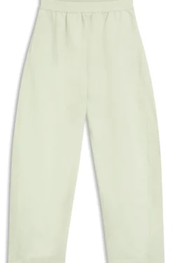 Balloon-leg trousers with elasticated waist
