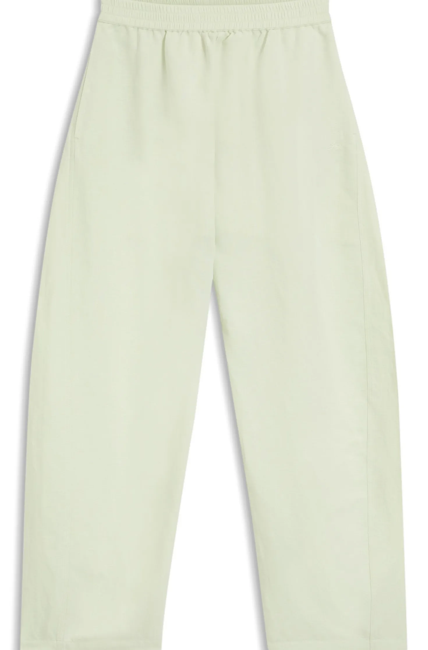 Balloon-leg trousers with elasticated waist