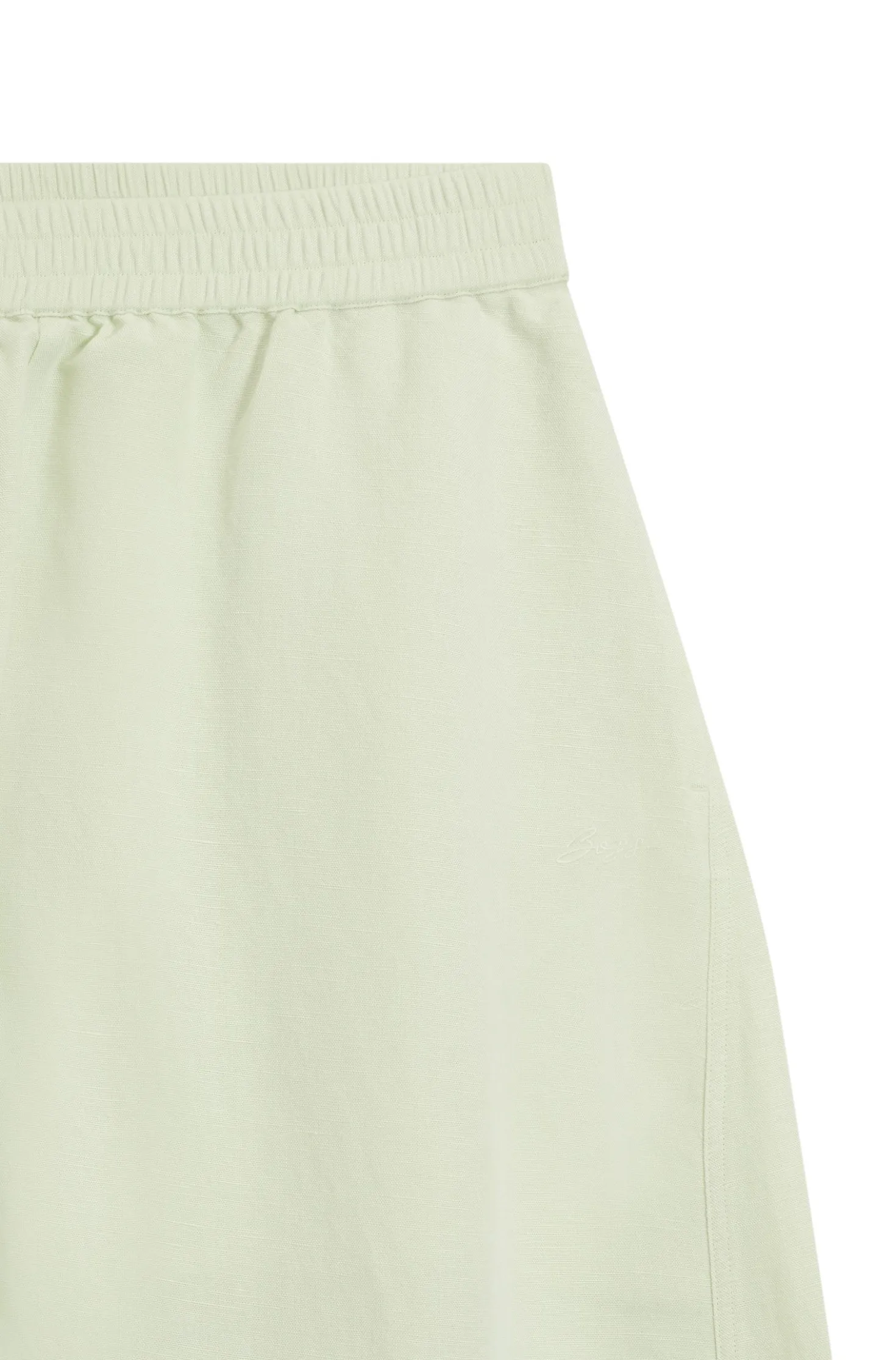 Balloon-leg trousers with elasticated waist