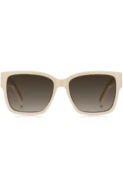 Beige-acetate sunglasses with Double B monogram
