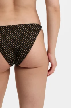 Bikini bottoms with monogram jacquard