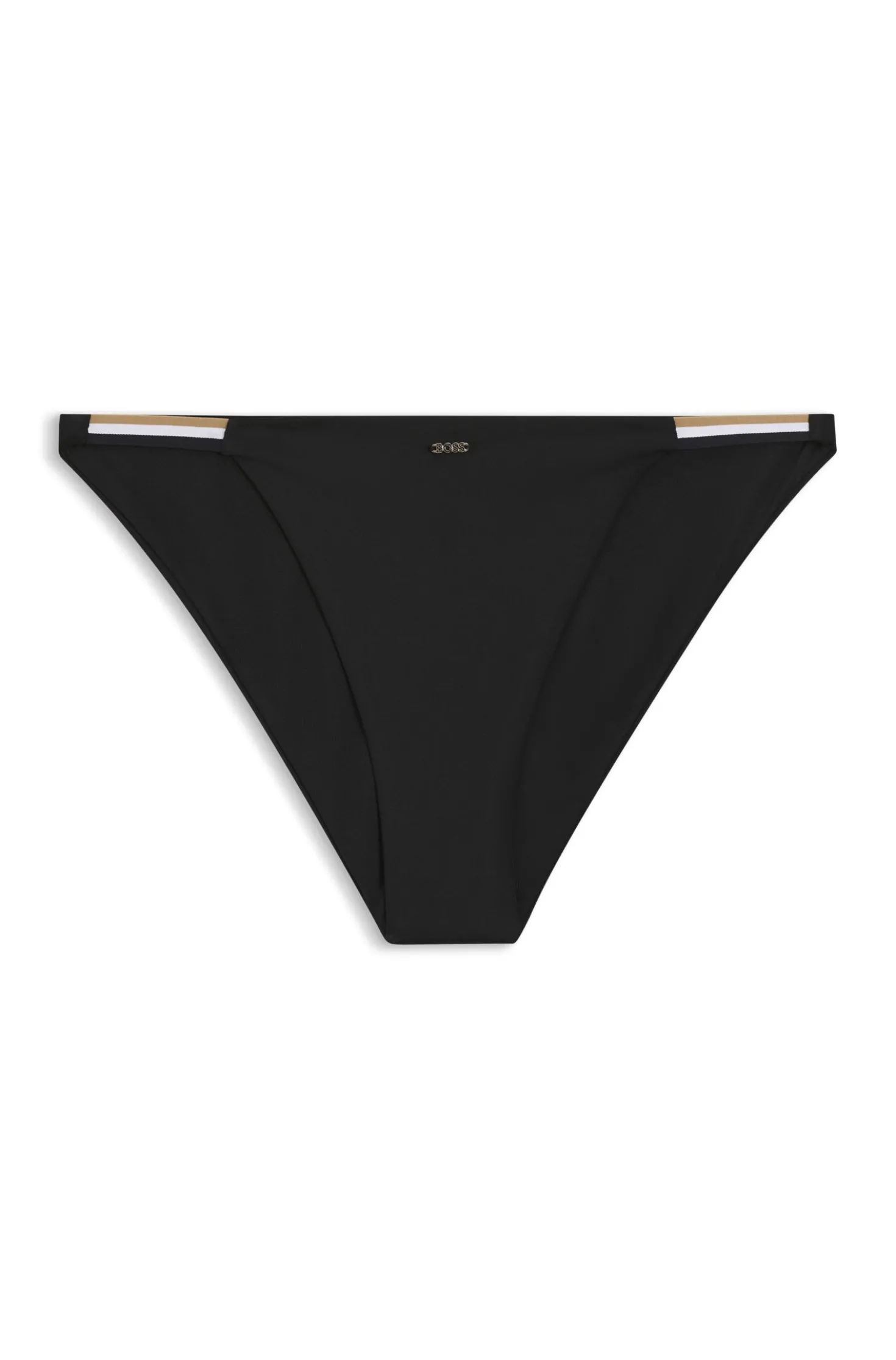 Bikini briefs with signature-stripe elastic