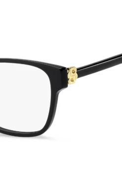 Black-acetate optical frames with Double B monogram
