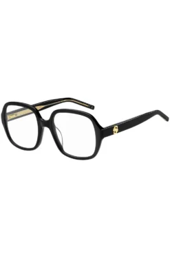 Black-acetate optical frames with Double B monogram