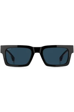 Black-acetate sunglasses with Double B monogram