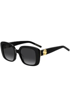 Black-acetate sunglasses with Double B monogram