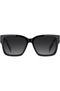 Black-acetate sunglasses with Double B monogram