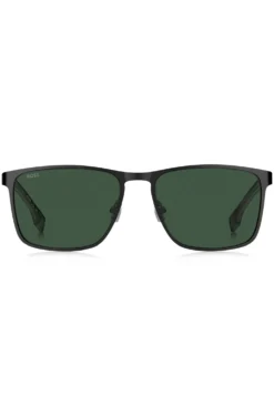 Black sunglasses with rubber temples