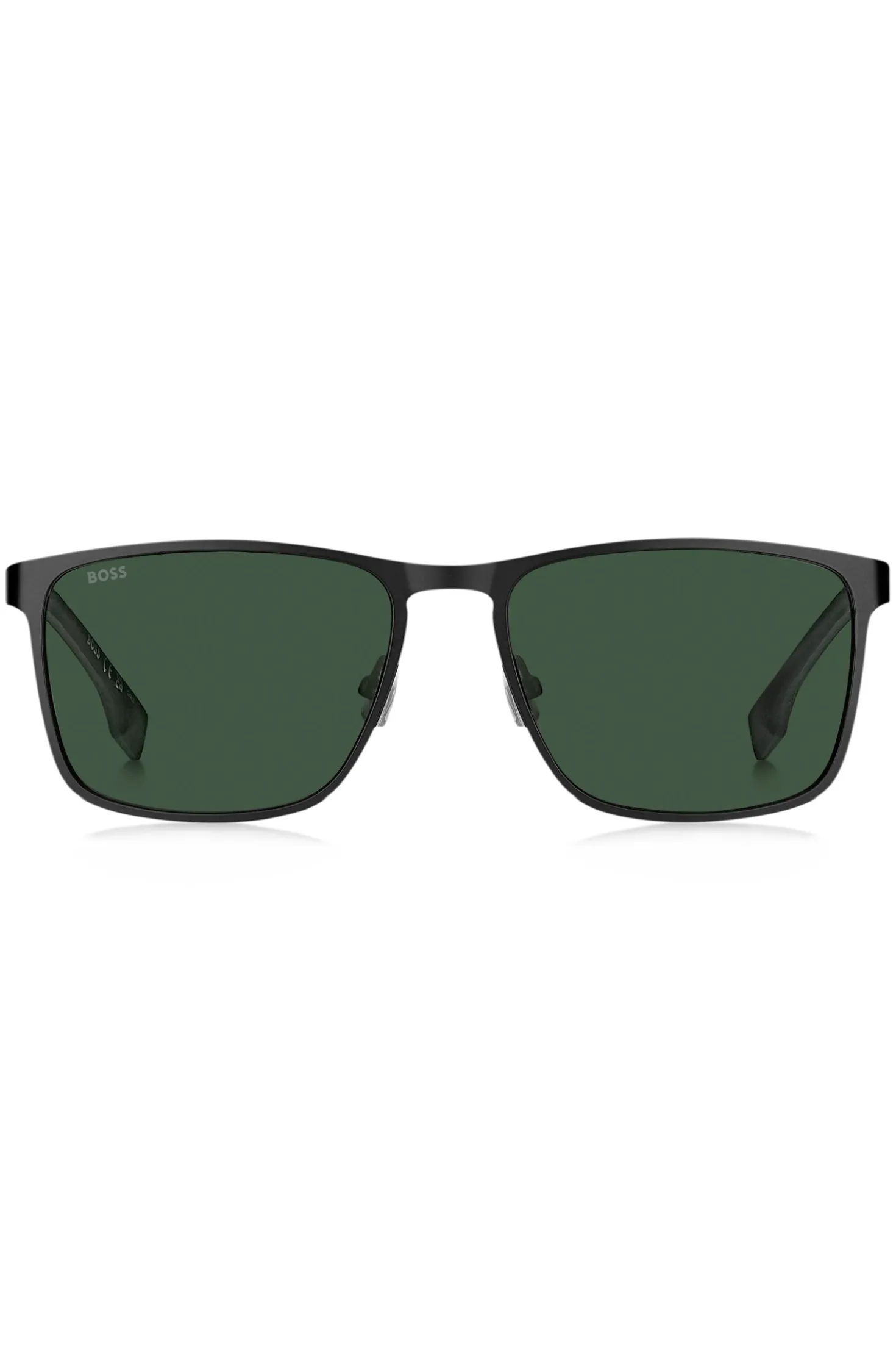 Black sunglasses with rubber temples