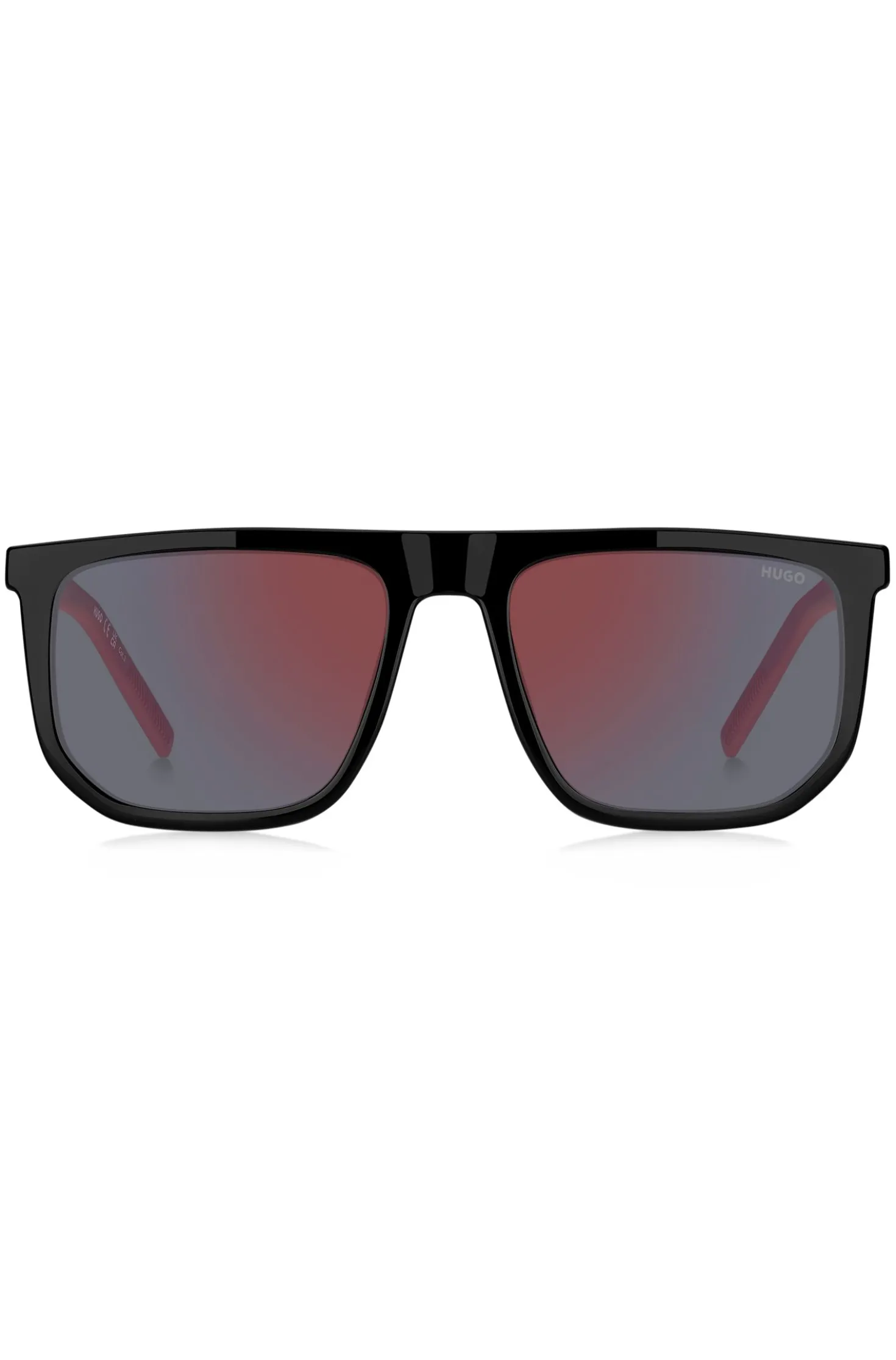 Black sunglasses with two-tone temples