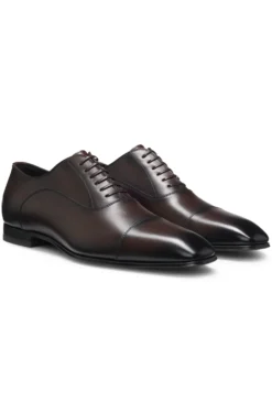 BOSS BY BECKHAM cap-toe Oxford shoes in leather