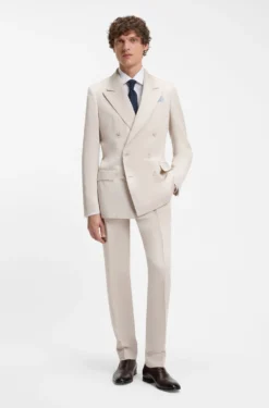 BOSS BY BECKHAM cap-toe Oxford shoes in leather