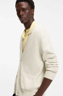 BOSS BY BECKHAM cardigan in a cotton blend