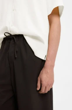 BOSS BY BECKHAM drawstring trousers in virgin wool