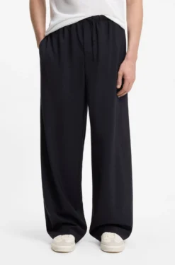 BOSS BY BECKHAM drawstring trousers in virgin wool