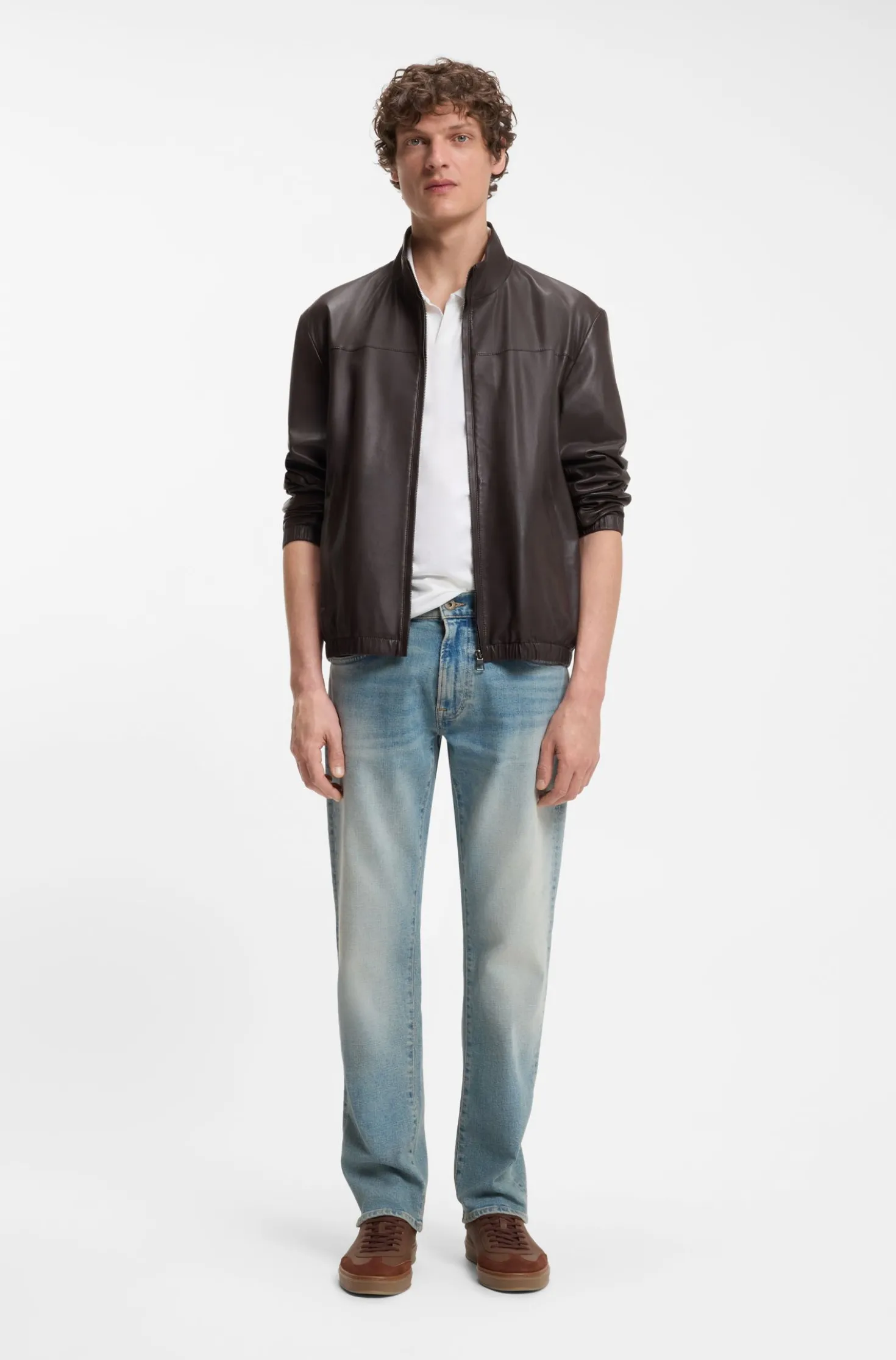 BOSS BY BECKHAM jacket in nappa leather